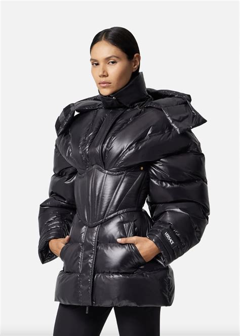 versace puffer jacket women's